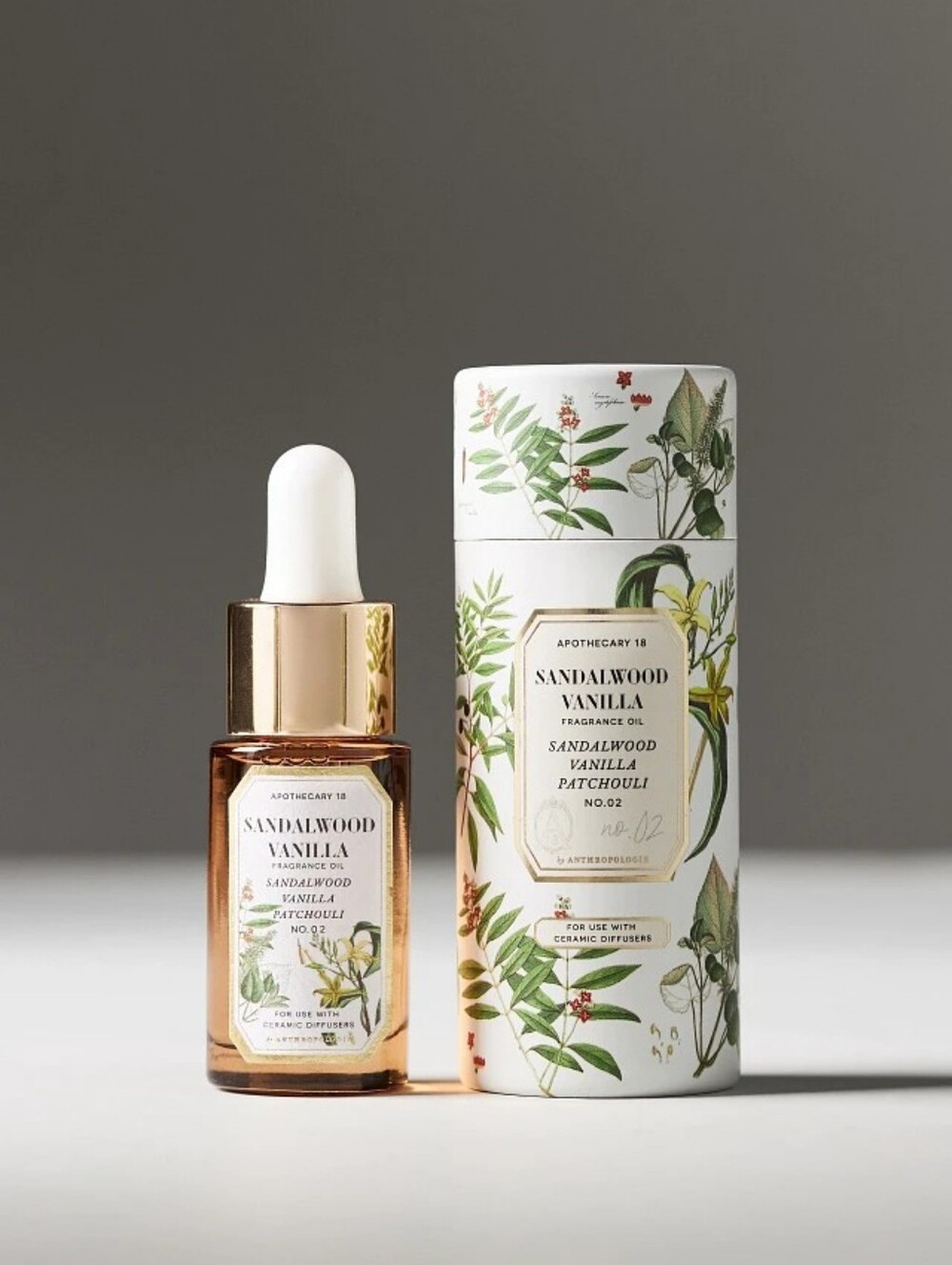Anthropologie RP$22 Apothecary 18 Woody Sandalwood Vanilla Oil Dropper